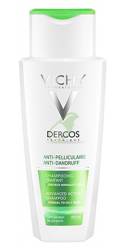 Dercos Linea Equilibrante Shampoo Anti-Forfora Trattante Capelli Grassi 200 ml