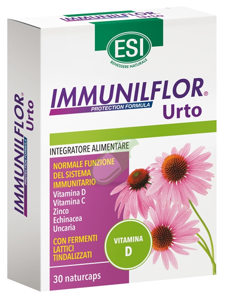 Esi Linea Difese Immunitarie Immunilflor Urto Vit D Integratore 30 Naturcaps