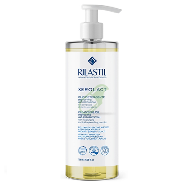 Rilastil Linea Idratante e Riequilibrante Xerolact Olio Detergente 750 ml