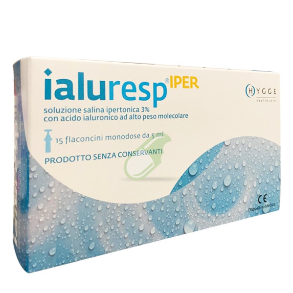 Hygge Healthcare LineaBenessere delle vie Aeree  Ialuresp Iper 15 Flaconcini