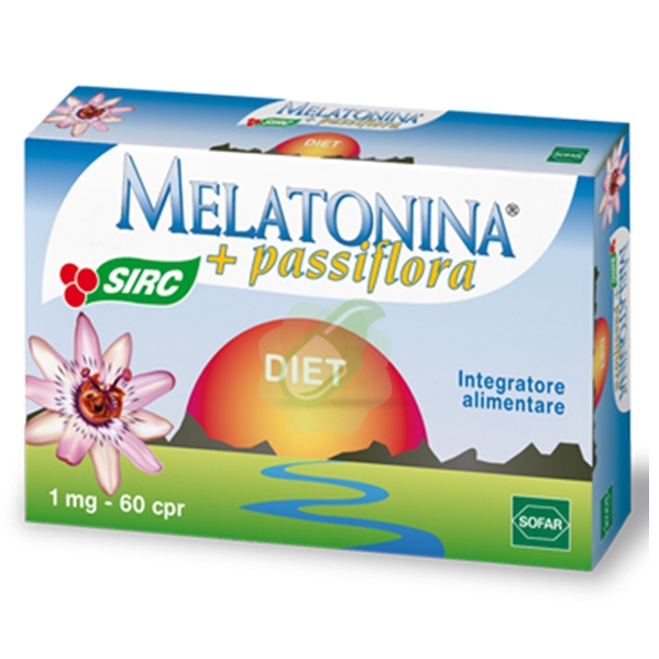Sofar Linea Sonno  e Serenit Melatonina + Passiflora Integratore 60 Compresse