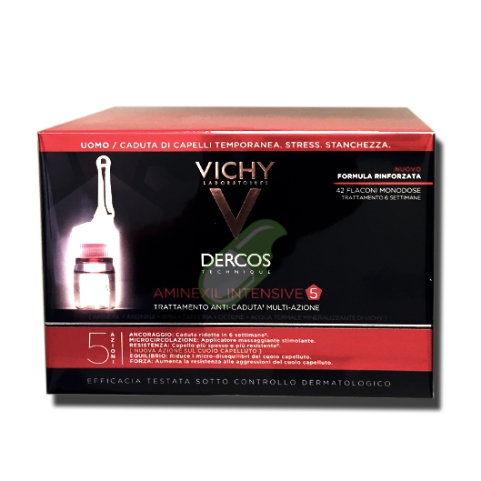 Dercos Linea Aminexil Intensive 5 Azioni Trattamento Anticaduta Uomo 42 Fl.