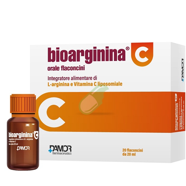 Farmaceutici Damor Linea Sostegno Bioarginina C Integratore 20 Flaconcini.