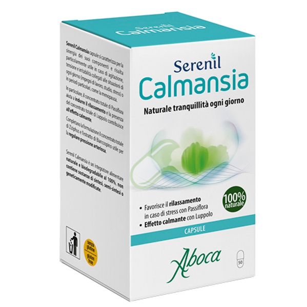 Aboca Linea Tranquilit Naturale Serenil Calmansia Integratore 50 Capsule