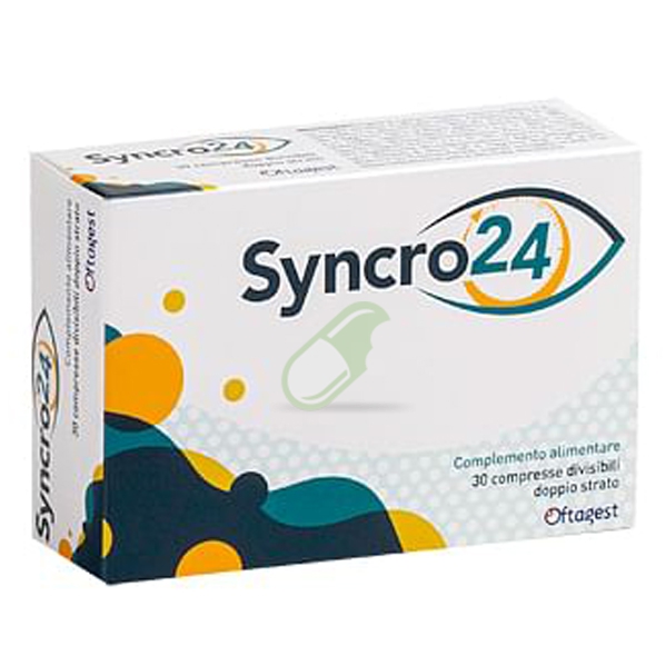 Oftagest Linea Salute e Benessere degli Occhi Syncro 24 Integratore 30 compresse