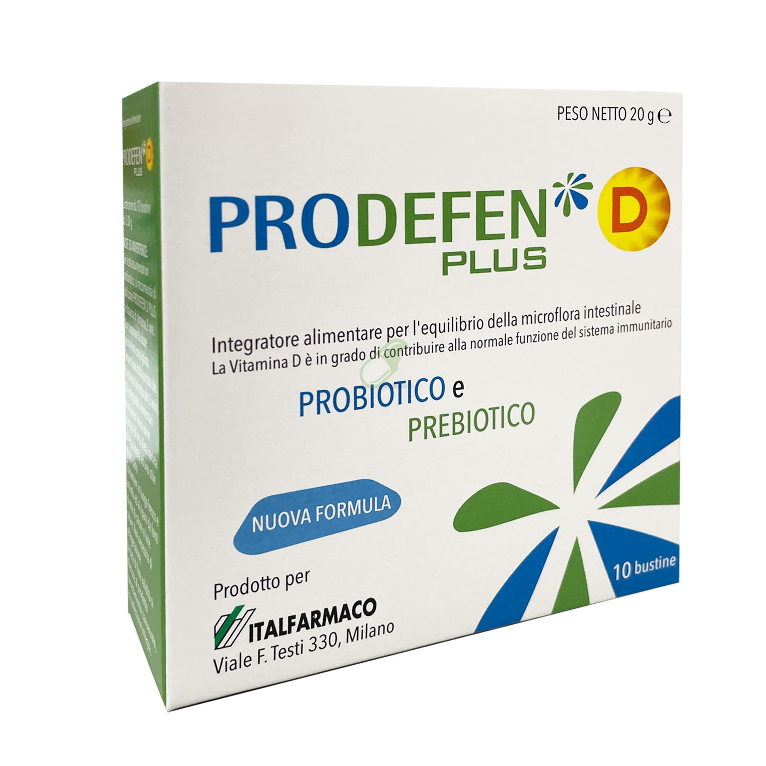 Italfarmaco Linea Intestino Sano Prodefen D Plus Integratore 10 Bustine