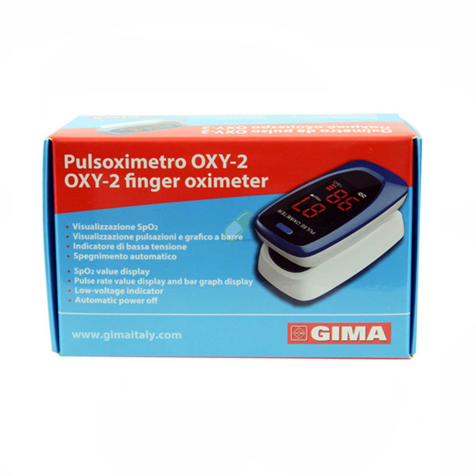 Gima Linea Dispositivi Salute Pulsossimetro Oxy-2 Confezione 1 Pezzo