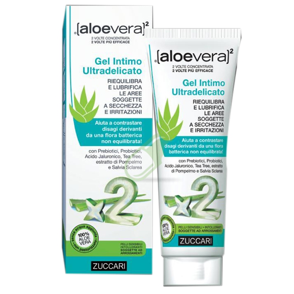 Zuccari Linea Insetti Aloevera2 Gel intimo Lubrificante Ultradelicato 80 ml