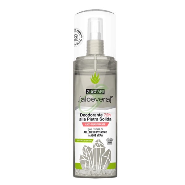 Zuccari Linea Deo Aloevera2 Deodorante 72H Alla Pietra Solida 100 ml