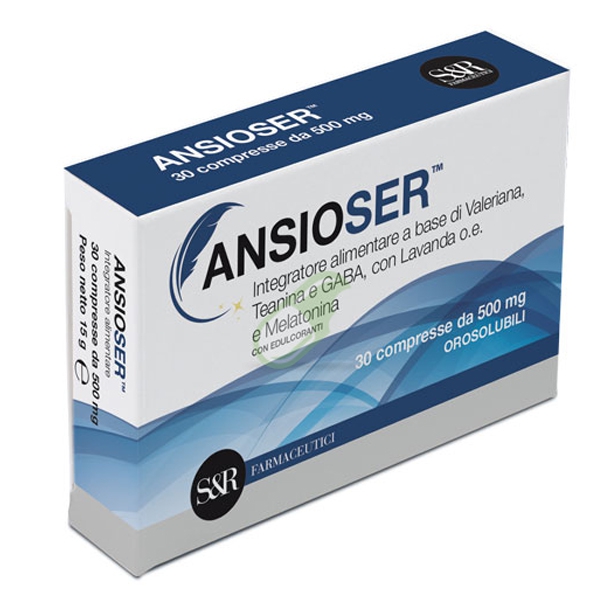 S&R Farmaceutici Linea Sonno e Serenit� Ansioser Integratore 30 Compresse
