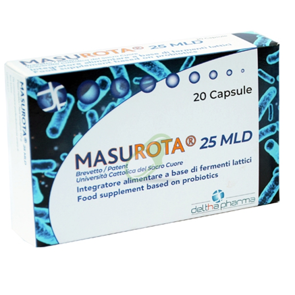 Deltha Pharma Linea Fermenti Masurota 25 MLD Integratore 20 Capsule
