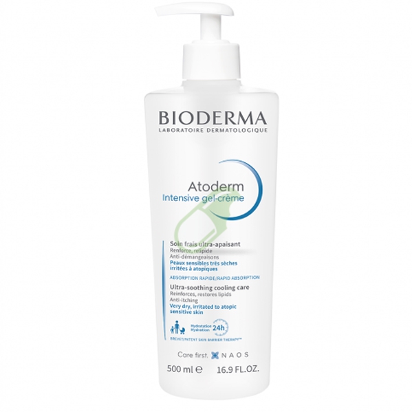 Bioderma Linea Pelli Secche Atoderm Intensive Gel Creme 500 ml