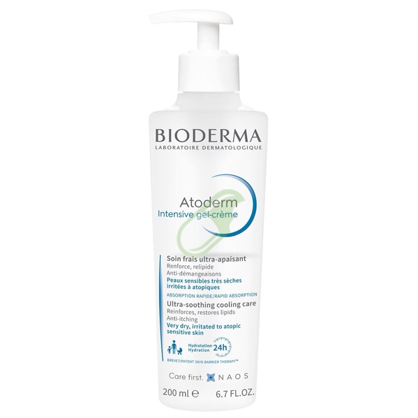 Bioderma Linea Pelli Secche Atoderm Intensive Gel Creme 200 ml