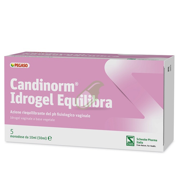 Schwabe Pharma Linea Benessere della Donna Candinorm Idrogel Equilibra 5 m. 10ml