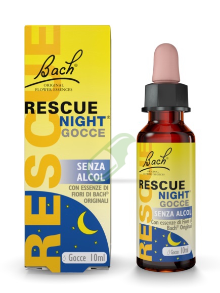 Schwabe Pharma Linea fiori di Bach Rescue Night Gocce 10 ml senza Alcol