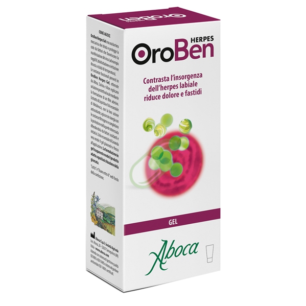 Aboca  Linea Protezione delle labbra Oroben Herpes Gel 8 ml