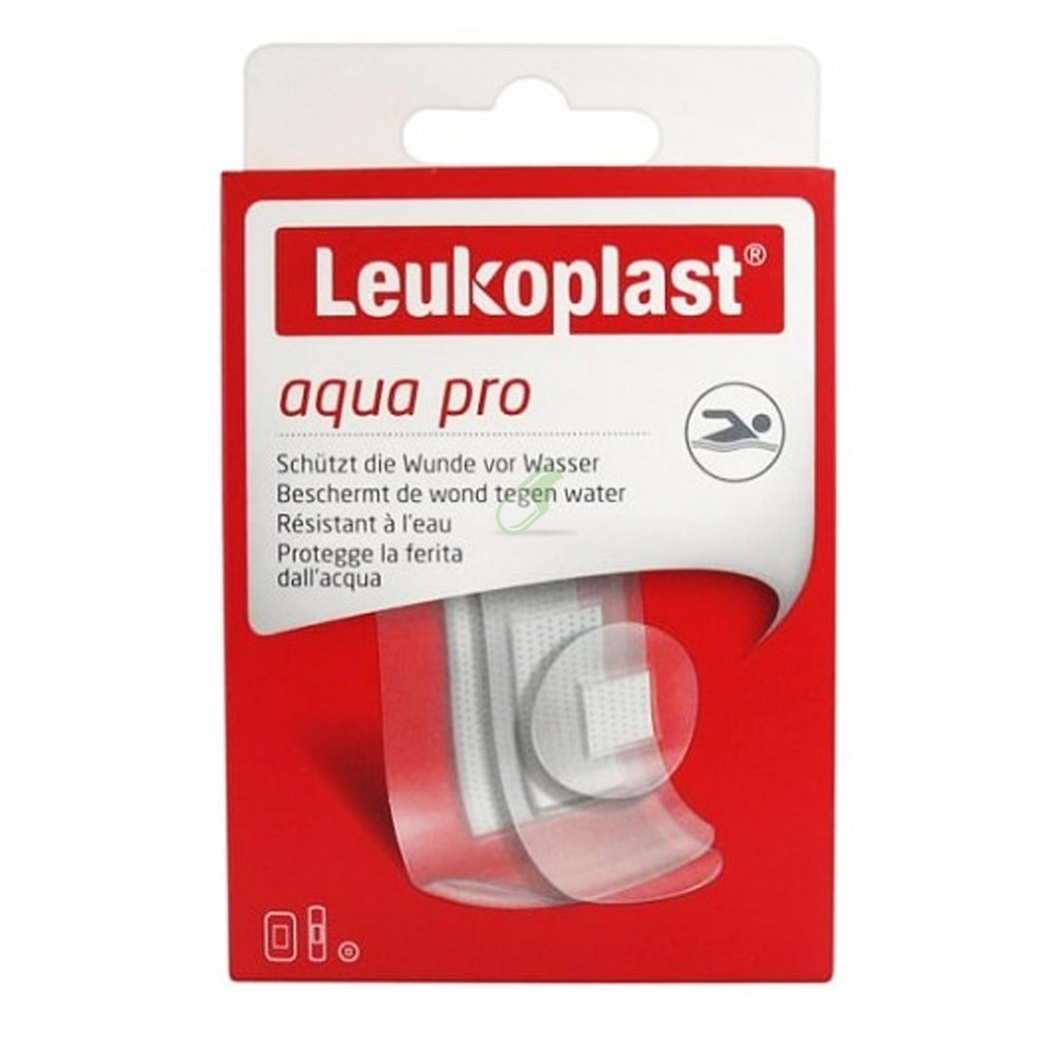 Essity Italia Linea Medicazioni Leukoplast aqua pro 20 cerotti mix