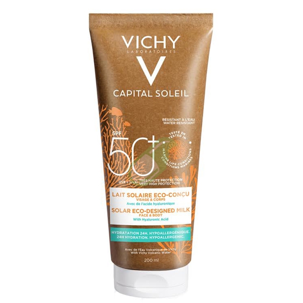 Vichy Linea Capital Soleil Latte Solare Viso e Corpo SPF 50+ 200 ml