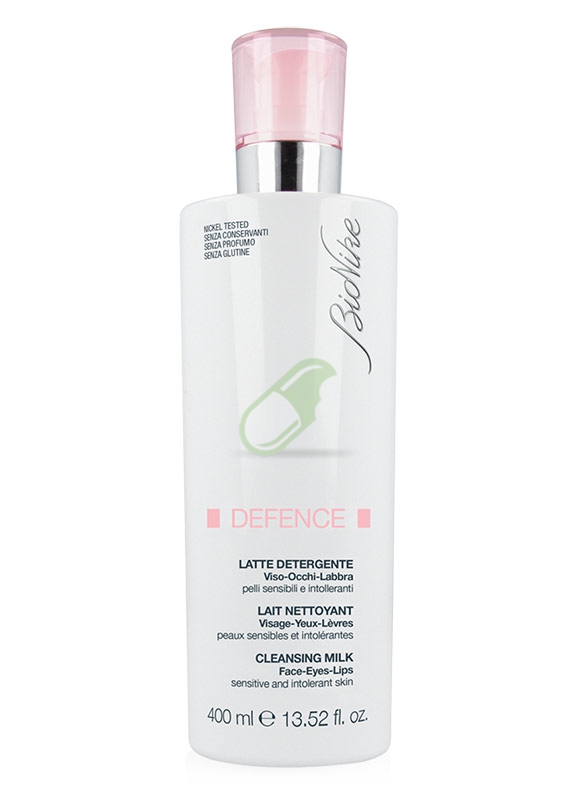 BioNike Linea Defence Detersione Latte Detergente Viso Occhi Labbra 400 ml
