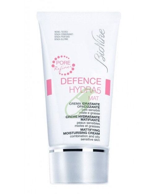 BioNike Linea Defence Hydra5 Mat Crema Idratante Opacizzante Viso 40 ml Incolore