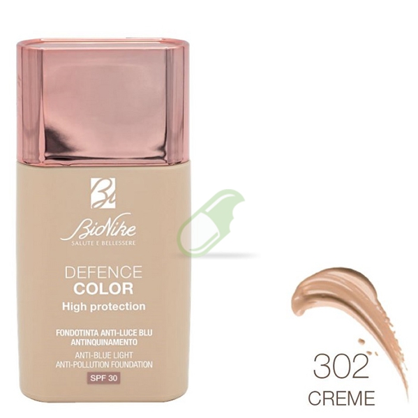 Bionike Linea Defence Color Fondotinta Hight Protection 302 Creme 30 ml SPF 30