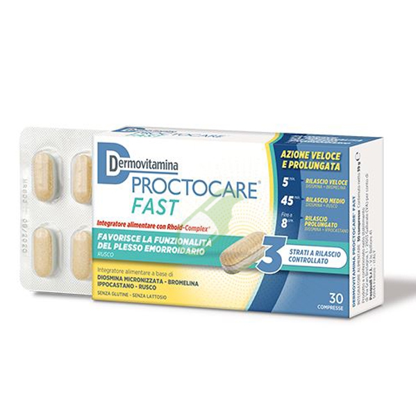 Dermovitamina Linea Benessere Proctocare Fast Integratore 30 Compresse