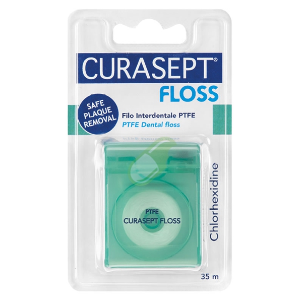 Curasept Floss Filo interdentale PTEF con Clorexidina 35 m 1 pezzo
