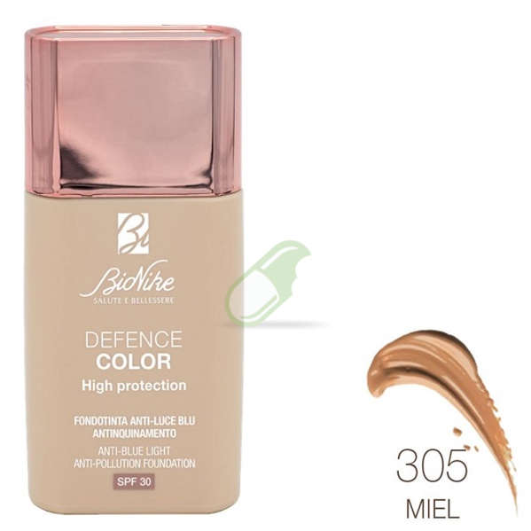 Bionike Linea Defence Color Fondotinta Hight Protection 305 Miele 30 ml SPF 30