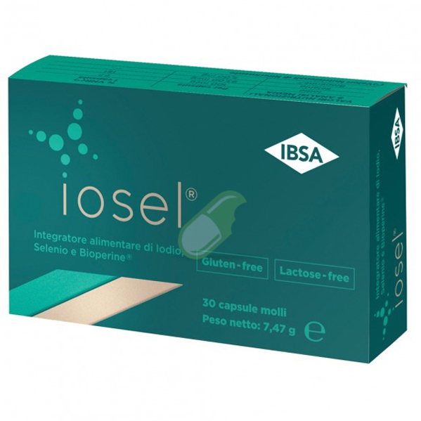 IBSA Farmaceutici Linea Benessere Iosel Integratore 30 Capsule Molli