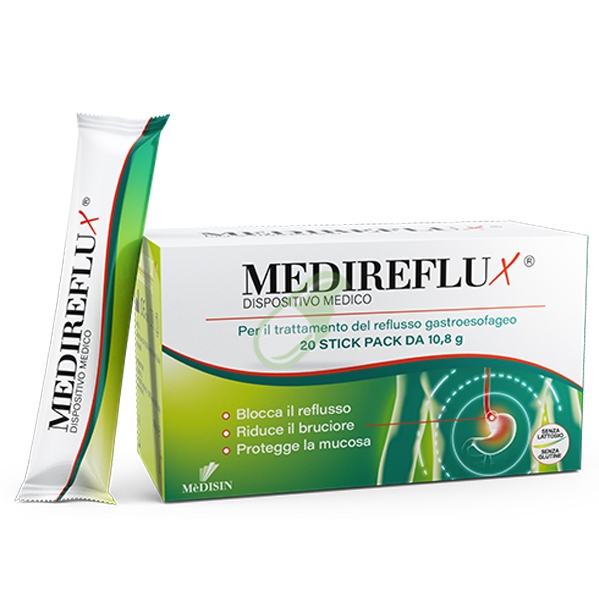 Medisin Linea Stomaco Sano Medireflux Integratore 20 Stick Monodose