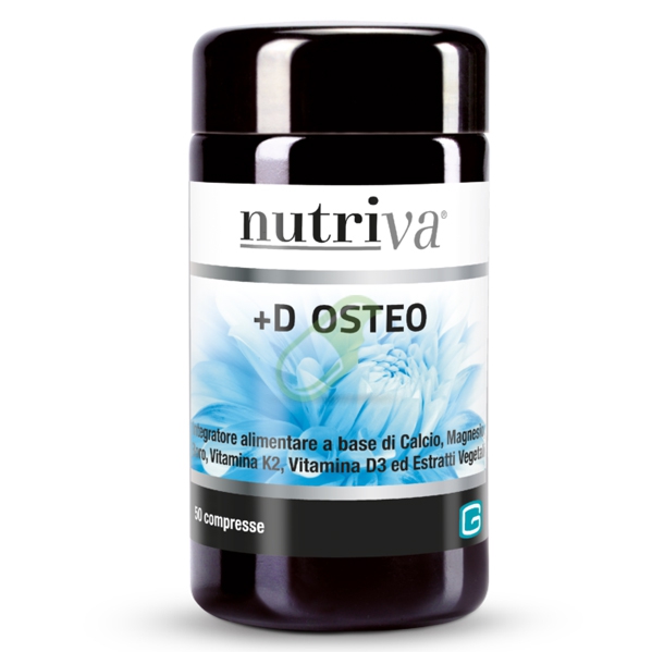 Nutriva Linea Ossa Sane +D Osteo Integratore 60 compresse