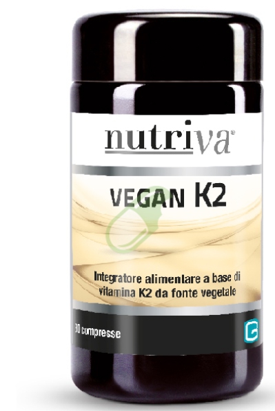 Nutriva Linea Vitamine e Minerali Vegan K2 Integratore 30 compresse