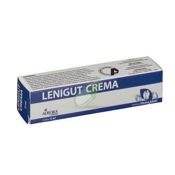 Aurora Biofarma Linea Proctolocica Lenigut Crema Tubo da 15 ml
