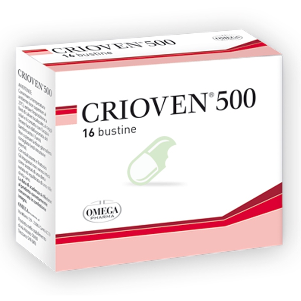 Omega Pharma Linea Circolazione e Microcircolo Crioven 500 16 Bustine