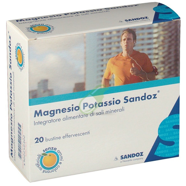 Sandoz Linea Sali Minerali Magnesio e Potassio Integratore 20 Bustine