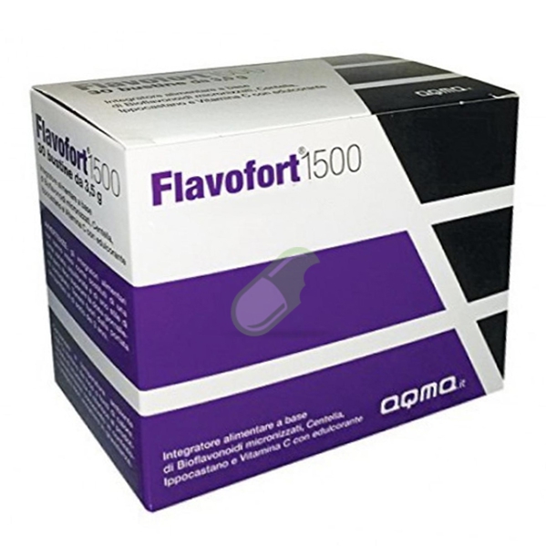 Merqurio Pharma Linea Circolazione Flavofort 1500 Integratore 30 Bustine