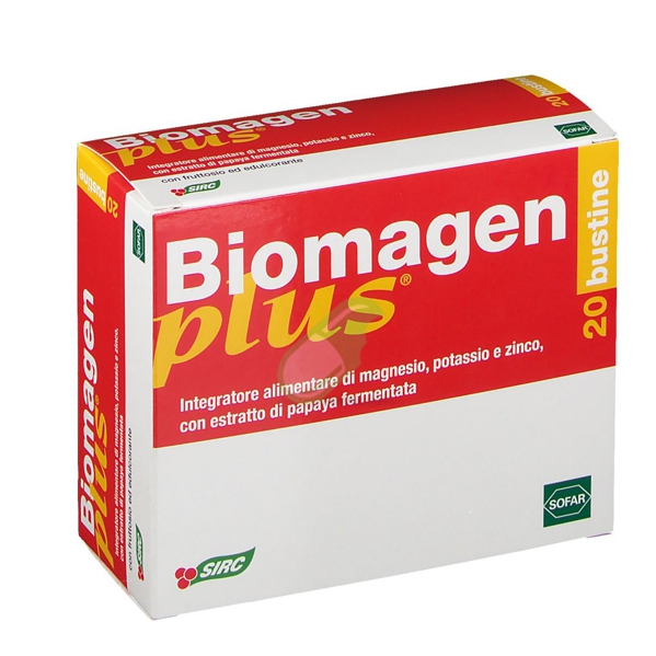 Sofar Linea Benessere ed Energia Biomagen Plus  Integratore 20 Bustine
