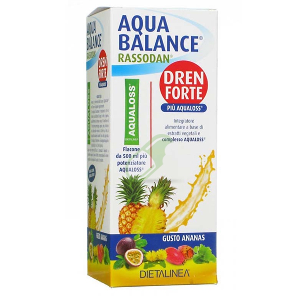 Dietalinea Linea drenanti Aqua Balance Rassodan Dren Forte Gusto Ananas 500 ml