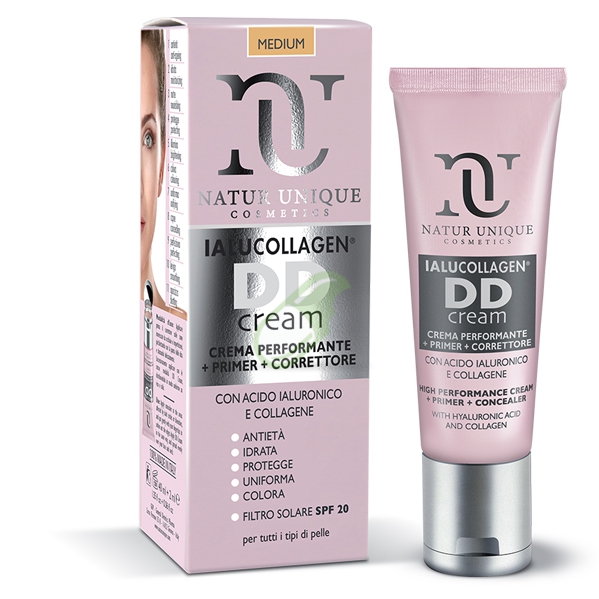 Natur Unique Linea Viso Ialucollagen Viso DD Cream Med+Primer+Correttore 40+2ml