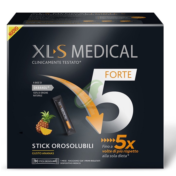 XLS Medical Linea Controllo del Peso Xls Medical Forte 5 90 Stick Orosolubili