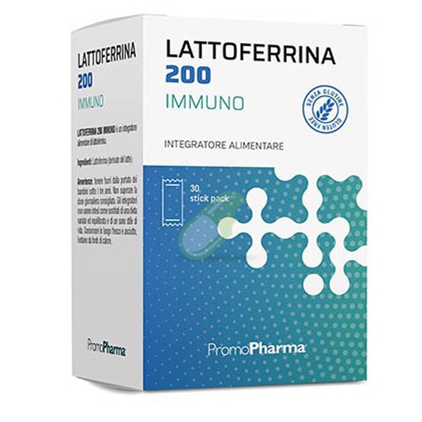 Promopharma Linea Immunostimolanti Lattoferrina 200 Immuno 30 Stick Packs