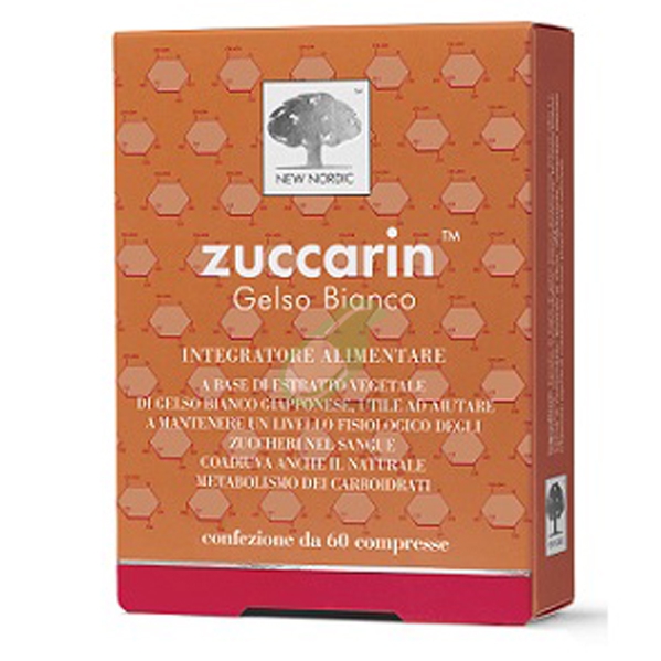 New Nordic Linea Controllo del Peso Zuccarin Integratore 60 Compresse