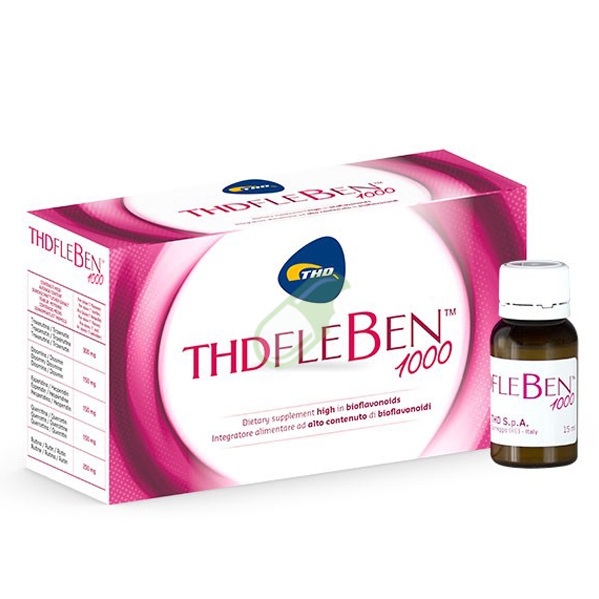 THD Linea Microcircolo THD Fleben 1000 Integratore 10 Flaconcini