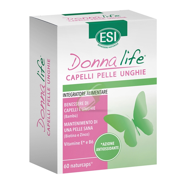 Esi Linea Capelli Donna Life Capelli e Unghie Integratore 60 Naturcaps