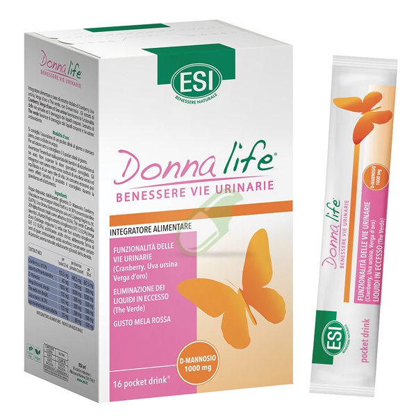Esi Linea Benessere Urinario Donna Life Benessere vie Urinarie 16 Pocket Drink