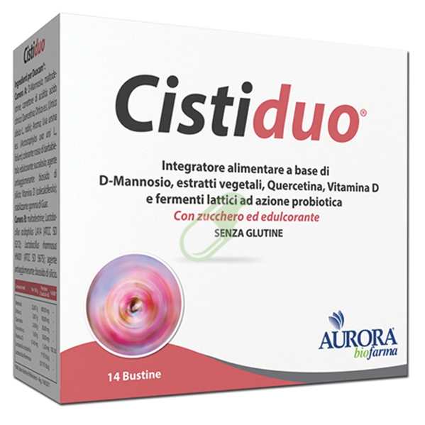 Aurora Biofarma Linea Benessere delle vie Urinarie Cistiduo 14 bustine