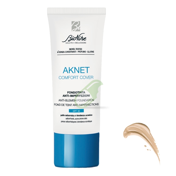 BioNike Linea Aknet Comfort Cover fondotinta Pelli Impure 101 Ivoire 15 ml