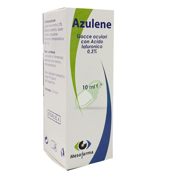 Mesofarma Linea Salute dell'occhio Azulene Collirio Lubrificante 10 ml