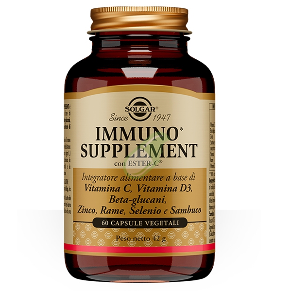 Solgar Linea Sistema Immunitario Immuno Supplement Integratore 60 Capsule veg