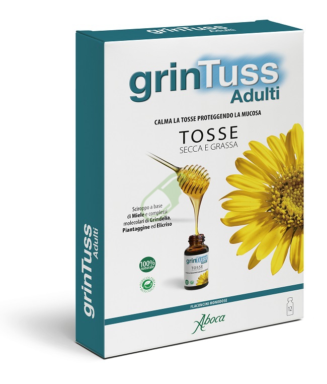 Aboca Naturaterapia Linea Tosse Grintuss Adulti Sciroppo 12 Flaconcini